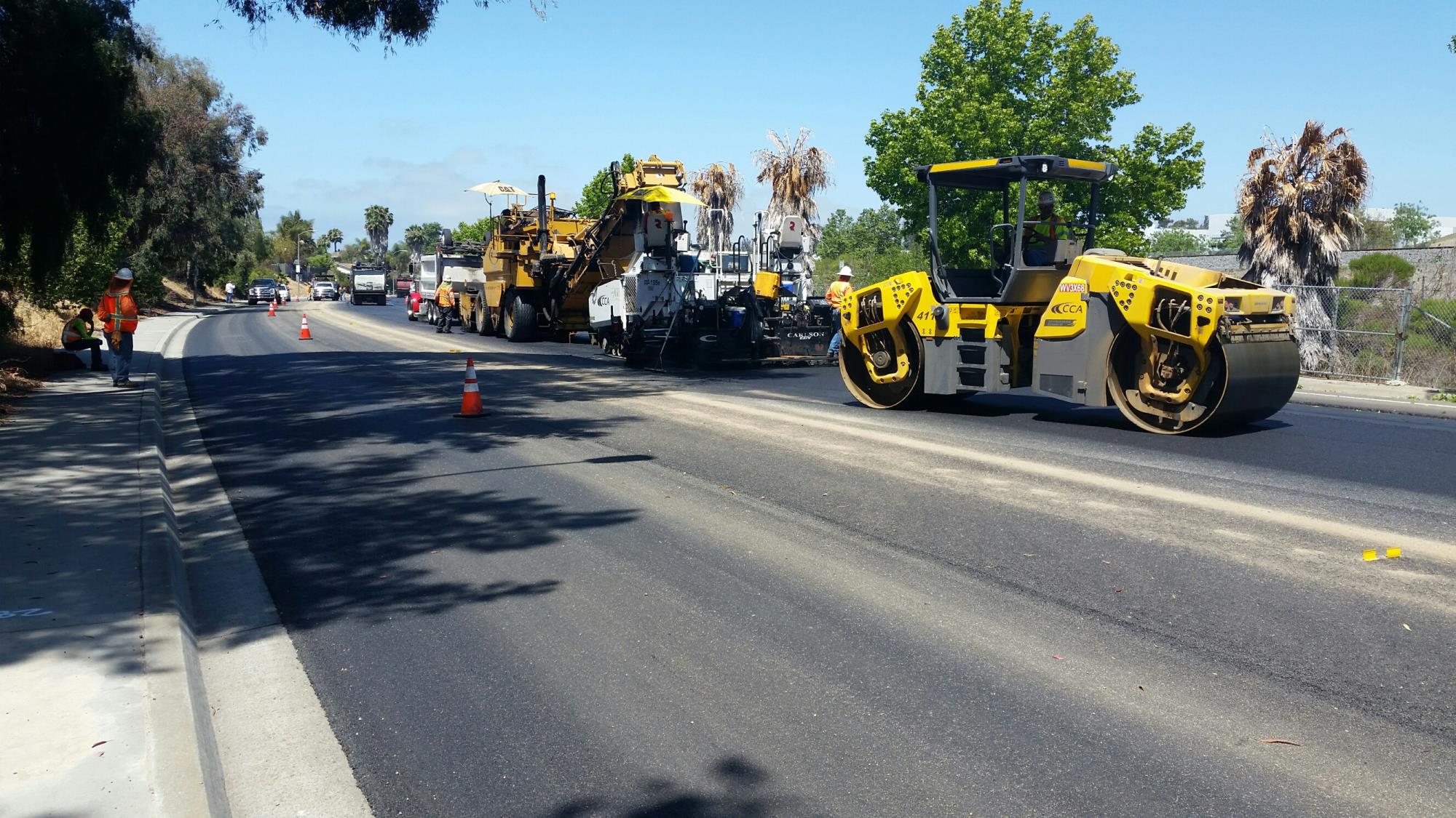 Street repaving